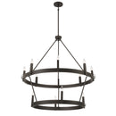 12 Light Pendant<br /><span style="color:#4AB0CE;">Entrega: 4-10 dias en USA</span><br /><span style="color:#4AB0CE;font-size:60%;">PREGUNTE POR ENTREGA EN PANAMA</span><br />Collection: Dalvor<br />Finish: Dark Bronze