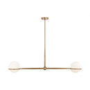 Two Light Linear Chandelier<br /><span style="color:#4AB0CE;">Entrega: 4-10 dias en USA</span><br /><span style="color:#4AB0CE;font-size:60%;">PREGUNTE POR ENTREGA EN PANAMA</span><br />Collection: Orstyn<br />Finish: Legacy Brass