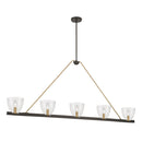 Five Light Linear Chandelier<br /><span style="color:#4AB0CE;">Entrega: 4-10 dias en USA</span><br /><span style="color:#4AB0CE;font-size:60%;">PREGUNTE POR ENTREGA EN PANAMA</span><br />Collection: Noellea<br />Finish: Dark Bronze