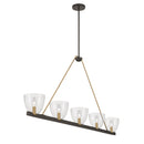 Five Light Linear Chandelier<br /><span style="color:#4AB0CE;">Entrega: 4-10 dias en USA</span><br /><span style="color:#4AB0CE;font-size:60%;">PREGUNTE POR ENTREGA EN PANAMA</span><br />Collection: Noellea<br />Finish: Dark Bronze