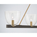 Five Light Linear Chandelier<br /><span style="color:#4AB0CE;">Entrega: 4-10 dias en USA</span><br /><span style="color:#4AB0CE;font-size:60%;">PREGUNTE POR ENTREGA EN PANAMA</span><br />Collection: Noellea<br />Finish: Dark Bronze