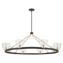 Eight Light Chandelier<br /><span style="color:#4AB0CE;">Entrega: 4-10 dias en USA</span><br /><span style="color:#4AB0CE;font-size:60%;">PREGUNTE POR ENTREGA EN PANAMA</span><br />Collection: Noellea<br />Finish: Dark Bronze