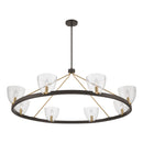 Eight Light Chandelier<br /><span style="color:#4AB0CE;">Entrega: 4-10 dias en USA</span><br /><span style="color:#4AB0CE;font-size:60%;">PREGUNTE POR ENTREGA EN PANAMA</span><br />Collection: Noellea<br />Finish: Dark Bronze