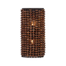 Two Light Wall Sconce<br /><span style="color:#4AB0CE;">Entrega: 4-10 dias en USA</span><br /><span style="color:#4AB0CE;font-size:60%;">PREGUNTE POR ENTREGA EN PANAMA</span><br />Collection: Beaudelle<br />Finish: Dark Bronze