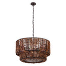 Five Light Pendant<br /><span style="color:#4AB0CE;">Entrega: 4-10 dias en USA</span><br /><span style="color:#4AB0CE;font-size:60%;">PREGUNTE POR ENTREGA EN PANAMA</span><br />Collection: Beaudelle<br />Finish: Dark Bronze