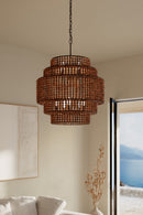 Nine Light Pendant<br /><span style="color:#4AB0CE;">Entrega: 4-10 dias en USA</span><br /><span style="color:#4AB0CE;font-size:60%;">PREGUNTE POR ENTREGA EN PANAMA</span><br />Collection: Beaudelle<br />Finish: Dark Bronze