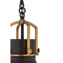 One Light Pendant<br /><span style="color:#4AB0CE;">Entrega: 4-10 dias en USA</span><br /><span style="color:#4AB0CE;font-size:60%;">PREGUNTE POR ENTREGA EN PANAMA</span><br />Collection: Fenric<br />Finish: Dark Bronze