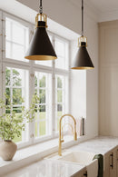 Minka-Lavery - 13105-796 - One Light Pendant - Fenric - Dark Bronze