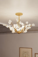 Minka-Lavery - 13954-870 - Five Light Semi-Flush Mount - Ramus - Painted Legacy Brass