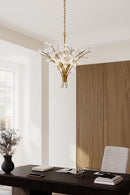Six Light Chandelier<br /><span style="color:#4AB0CE;">Entrega: 4-10 dias en USA</span><br /><span style="color:#4AB0CE;font-size:60%;">PREGUNTE POR ENTREGA EN PANAMA</span><br />Collection: Ramus<br />Finish: Painted Legacy Brass
