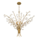 Eight Light Chandelier<br /><span style="color:#4AB0CE;">Entrega: 4-10 dias en USA</span><br /><span style="color:#4AB0CE;font-size:60%;">PREGUNTE POR ENTREGA EN PANAMA</span><br />Collection: Ramus<br />Finish: Painted Legacy Brass