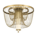 LED Flush Mount<br /><span style="color:#4AB0CE;">Entrega: 4-10 dias en USA</span><br /><span style="color:#4AB0CE;font-size:60%;">PREGUNTE POR ENTREGA EN PANAMA</span><br />Collection: Jezelle<br />Finish: Legacy Brass
