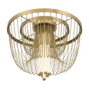 LED Flush Mount<br /><span style="color:#4AB0CE;">Entrega: 4-10 dias en USA</span><br /><span style="color:#4AB0CE;font-size:60%;">PREGUNTE POR ENTREGA EN PANAMA</span><br />Collection: Jezelle<br />Finish: Legacy Brass