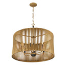 Six Light Pendant<br /><span style="color:#4AB0CE;">Entrega: 4-10 dias en USA</span><br /><span style="color:#4AB0CE;font-size:60%;">PREGUNTE POR ENTREGA EN PANAMA</span><br />Collection: Aven<br />Finish: Sand Coal Black