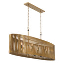Eight Light Linear Chandelier<br /><span style="color:#4AB0CE;">Entrega: 4-10 dias en USA</span><br /><span style="color:#4AB0CE;font-size:60%;">PREGUNTE POR ENTREGA EN PANAMA</span><br />Collection: Aven<br />Finish: Sand Coal Black