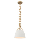 One Light Mini Pendant<br /><span style="color:#4AB0CE;">Entrega: 4-10 dias en USA</span><br /><span style="color:#4AB0CE;font-size:60%;">PREGUNTE POR ENTREGA EN PANAMA</span><br />Collection: Cordón<br />Finish: Legacy Brass