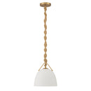 One Light Mini Pendant<br /><span style="color:#4AB0CE;">Entrega: 4-10 dias en USA</span><br /><span style="color:#4AB0CE;font-size:60%;">PREGUNTE POR ENTREGA EN PANAMA</span><br />Collection: Cordón<br />Finish: Legacy Brass