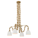 Four Light Pendant<br /><span style="color:#4AB0CE;">Entrega: 4-10 dias en USA</span><br /><span style="color:#4AB0CE;font-size:60%;">PREGUNTE POR ENTREGA EN PANAMA</span><br />Collection: Cordón<br />Finish: Legacy Brass
