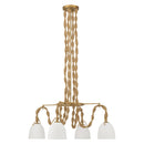 Four Light Pendant<br /><span style="color:#4AB0CE;">Entrega: 4-10 dias en USA</span><br /><span style="color:#4AB0CE;font-size:60%;">PREGUNTE POR ENTREGA EN PANAMA</span><br />Collection: Cordón<br />Finish: Legacy Brass