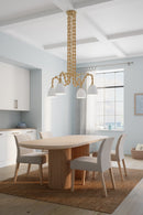Four Light Pendant<br /><span style="color:#4AB0CE;">Entrega: 4-10 dias en USA</span><br /><span style="color:#4AB0CE;font-size:60%;">PREGUNTE POR ENTREGA EN PANAMA</span><br />Collection: Cordón<br />Finish: Legacy Brass