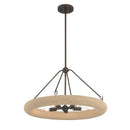 Five Light Pendant<br /><span style="color:#4AB0CE;">Entrega: 4-10 dias en USA</span><br /><span style="color:#4AB0CE;font-size:60%;">PREGUNTE POR ENTREGA EN PANAMA</span><br />Collection: Aeris<br />Finish: Dark Bronze