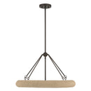 Five Light Pendant<br /><span style="color:#4AB0CE;">Entrega: 4-10 dias en USA</span><br /><span style="color:#4AB0CE;font-size:60%;">PREGUNTE POR ENTREGA EN PANAMA</span><br />Collection: Aeris<br />Finish: Dark Bronze