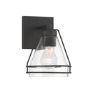 One Light Bath Sconce<br /><span style="color:#4AB0CE;">Entrega: 4-10 dias en USA</span><br /><span style="color:#4AB0CE;font-size:60%;">PREGUNTE POR ENTREGA EN PANAMA</span><br />Collection: Lorenth<br />Finish: Dark Matte Black