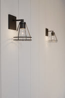 Minka-Lavery - 17641-899 - One Light Bath Sconce - Lorenth - Dark Matte Black