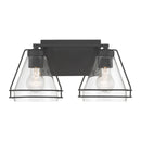Two Light Vanity<br /><span style="color:#4AB0CE;">Entrega: 4-10 dias en USA</span><br /><span style="color:#4AB0CE;font-size:60%;">PREGUNTE POR ENTREGA EN PANAMA</span><br />Collection: Lorenth<br />Finish: Dark Matte Black