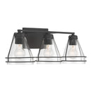 Three Light Vanity<br /><span style="color:#4AB0CE;">Entrega: 4-10 dias en USA</span><br /><span style="color:#4AB0CE;font-size:60%;">PREGUNTE POR ENTREGA EN PANAMA</span><br />Collection: Lorenth<br />Finish: Dark Matte Black