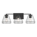 Three Light Vanity<br /><span style="color:#4AB0CE;">Entrega: 4-10 dias en USA</span><br /><span style="color:#4AB0CE;font-size:60%;">PREGUNTE POR ENTREGA EN PANAMA</span><br />Collection: Lorenth<br />Finish: Dark Matte Black