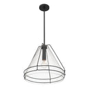 One Light Pendant<br /><span style="color:#4AB0CE;">Entrega: 4-10 dias en USA</span><br /><span style="color:#4AB0CE;font-size:60%;">PREGUNTE POR ENTREGA EN PANAMA</span><br />Collection: Lorenth<br />Finish: Dark Matte Black