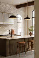 Minka-Lavery - 18312-880 - Two Light Pendant - Yorkshire - Dark Matte Black