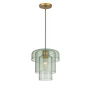 One Light Pendant<br /><span style="color:#4AB0CE;">Entrega: 2-3 semanas en USA</span><br /><span style="color:#4AB0CE;font-size:60%;">PREGUNTE POR ENTREGA EN PANAMA</span><br />Collection: Velique<br />Finish: Legacy Brass