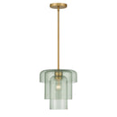 One Light Pendant<br /><span style="color:#4AB0CE;">Entrega: 4-5 semanas en USA</span><br /><span style="color:#4AB0CE;font-size:60%;">PREGUNTE POR ENTREGA EN PANAMA</span><br />Collection: Velique<br />Finish: Legacy Brass