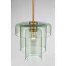 One Light Pendant<br /><span style="color:#4AB0CE;">Entrega: 2-3 semanas en USA</span><br /><span style="color:#4AB0CE;font-size:60%;">PREGUNTE POR ENTREGA EN PANAMA</span><br />Collection: Velique<br />Finish: Legacy Brass