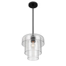 One Light Pendant<br /><span style="color:#4AB0CE;">Entrega: 4-10 dias en USA</span><br /><span style="color:#4AB0CE;font-size:60%;">PREGUNTE POR ENTREGA EN PANAMA</span><br />Collection: Velique<br />Finish: Dark Matte Black