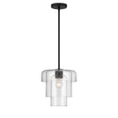 One Light Pendant<br /><span style="color:#4AB0CE;">Entrega: 4-10 dias en USA</span><br /><span style="color:#4AB0CE;font-size:60%;">PREGUNTE POR ENTREGA EN PANAMA</span><br />Collection: Velique<br />Finish: Dark Matte Black