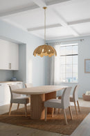 Three Light Pendant<br /><span style="color:#4AB0CE;">Entrega: 4-10 dias en USA</span><br /><span style="color:#4AB0CE;font-size:60%;">PREGUNTE POR ENTREGA EN PANAMA</span><br />Collection: Covea<br />Finish: Legacy Brass