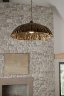 Minka-Lavery - 19915-789 - One Light Pendant - Zinnia - Antique Brass