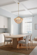 Three Light Pendant<br /><span style="color:#4AB0CE;">Entrega: 8-9 semanas en USA</span><br /><span style="color:#4AB0CE;font-size:60%;">PREGUNTE POR ENTREGA EN PANAMA</span><br />Collection: Virella<br />Finish: Legacy Brass