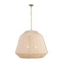 Three Light Pendant<br /><span style="color:#4AB0CE;">Entrega: 4-10 dias en USA</span><br /><span style="color:#4AB0CE;font-size:60%;">PREGUNTE POR ENTREGA EN PANAMA</span><br />Collection: Velune<br />Finish: Legacy Brass