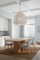 Three Light Pendant<br /><span style="color:#4AB0CE;">Entrega: 4-10 dias en USA</span><br /><span style="color:#4AB0CE;font-size:60%;">PREGUNTE POR ENTREGA EN PANAMA</span><br />Collection: Velune<br />Finish: Legacy Brass