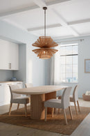 Six Light Pendant<br /><span style="color:#4AB0CE;">Entrega: 1-2 semanas en USA</span><br /><span style="color:#4AB0CE;font-size:60%;">PREGUNTE POR ENTREGA EN PANAMA</span><br />Collection: Mireth<br />Finish: Dark Bronze