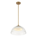 LED Convertible Pendant/Semi-Flush<br /><span style="color:#4AB0CE;">Entrega: 4-10 dias en USA</span><br /><span style="color:#4AB0CE;font-size:60%;">PREGUNTE POR ENTREGA EN PANAMA</span><br />Collection: Halwynd<br />Finish: Legacy Brass