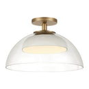 LED Convertible Pendant/Semi-Flush<br /><span style="color:#4AB0CE;">Entrega: 4-10 dias en USA</span><br /><span style="color:#4AB0CE;font-size:60%;">PREGUNTE POR ENTREGA EN PANAMA</span><br />Collection: Halwynd<br />Finish: Legacy Brass