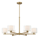 Six Light Chandelier<br /><span style="color:#4AB0CE;">Entrega: 4-10 dias en USA</span><br /><span style="color:#4AB0CE;font-size:60%;">PREGUNTE POR ENTREGA EN PANAMA</span><br />Collection: Seville<br />Finish: Legacy Brass