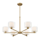 Six Light Chandelier<br /><span style="color:#4AB0CE;">Entrega: 4-10 dias en USA</span><br /><span style="color:#4AB0CE;font-size:60%;">PREGUNTE POR ENTREGA EN PANAMA</span><br />Collection: Seville<br />Finish: Legacy Brass