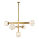 Five Light Chandelier<br /><span style="color:#4AB0CE;">Entrega: 4-10 dias en USA</span><br /><span style="color:#4AB0CE;font-size:60%;">PREGUNTE POR ENTREGA EN PANAMA</span><br />Collection: Narra<br />Finish: Legacy Brass