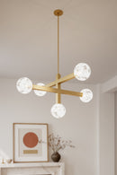 Minka-Lavery - 2525-732 - Five Light Chandelier - Narra - Legacy Brass
